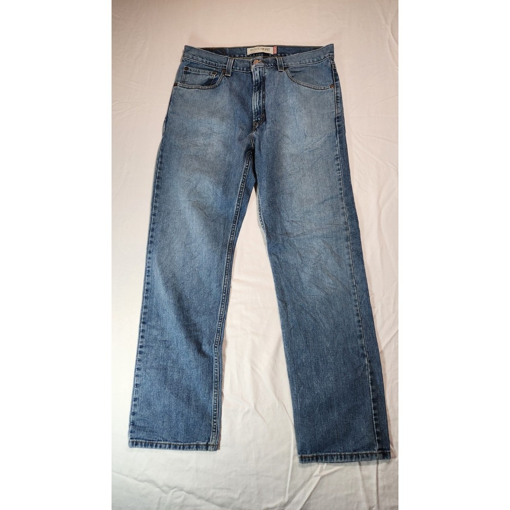 Levi‎ Jeans Men's 34x32 Blue 505 Regular Straight